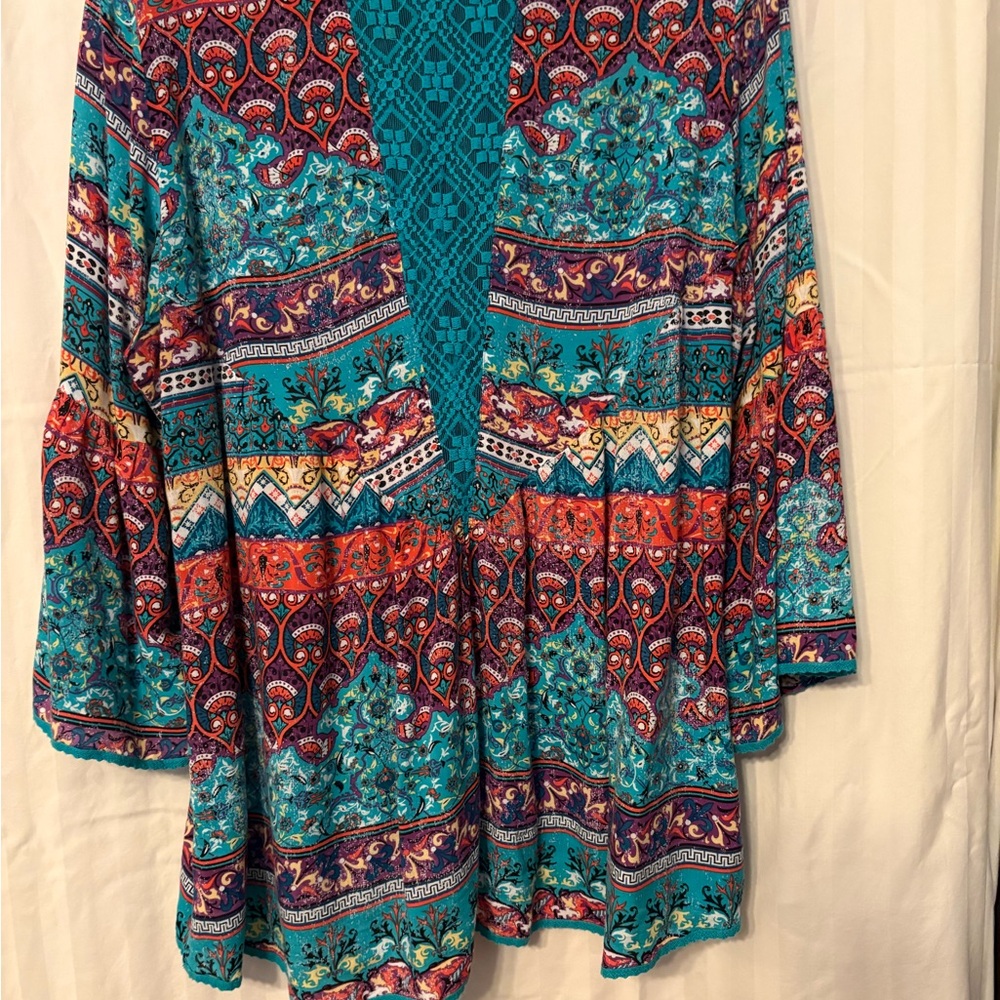 Westbound Multicolor Patterned Women's Blouse - image 2